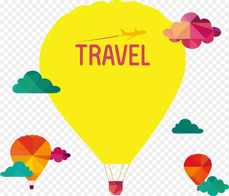 印度旅行天际线图-气球云