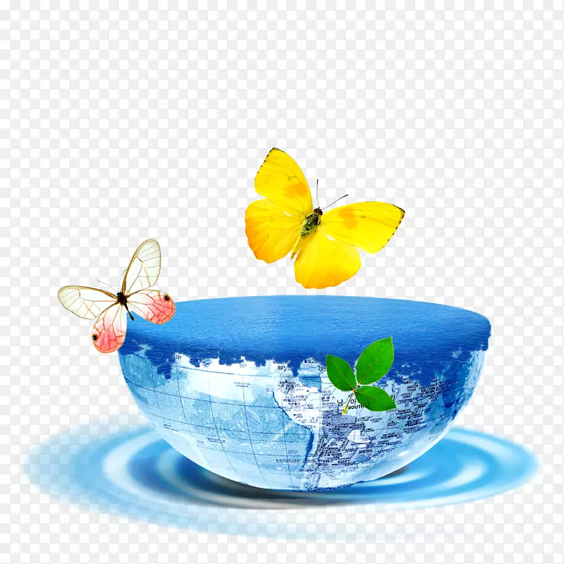 海报-水气球蝴蝶