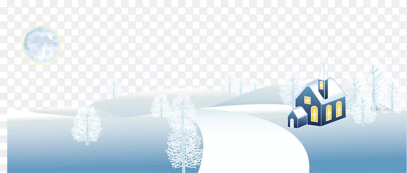 雪冬-美丽的冬季雪挂夹