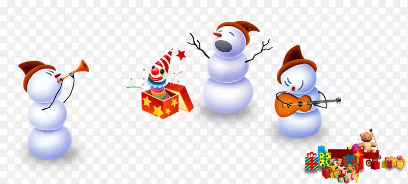 圣诞彩灯，快乐，节日问候，礼物-圣诞雪人装饰