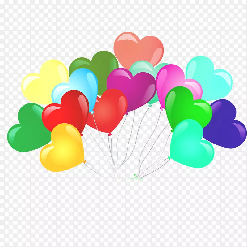 气球儿童节海报-儿童节气球