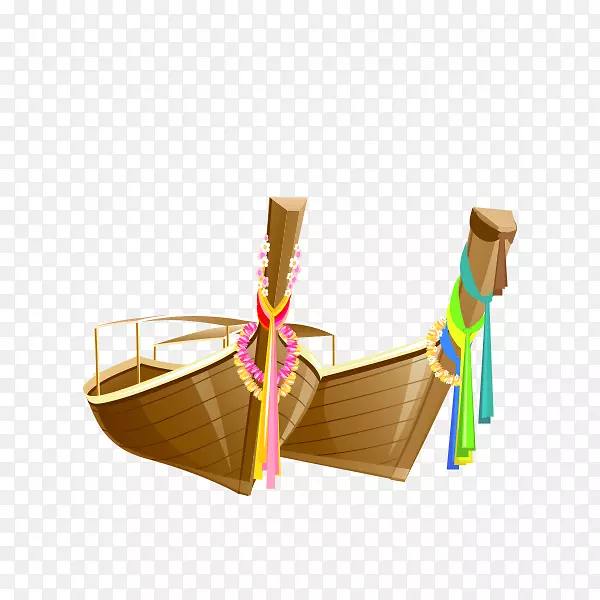 水上卡通龙舟节-卡通帆船