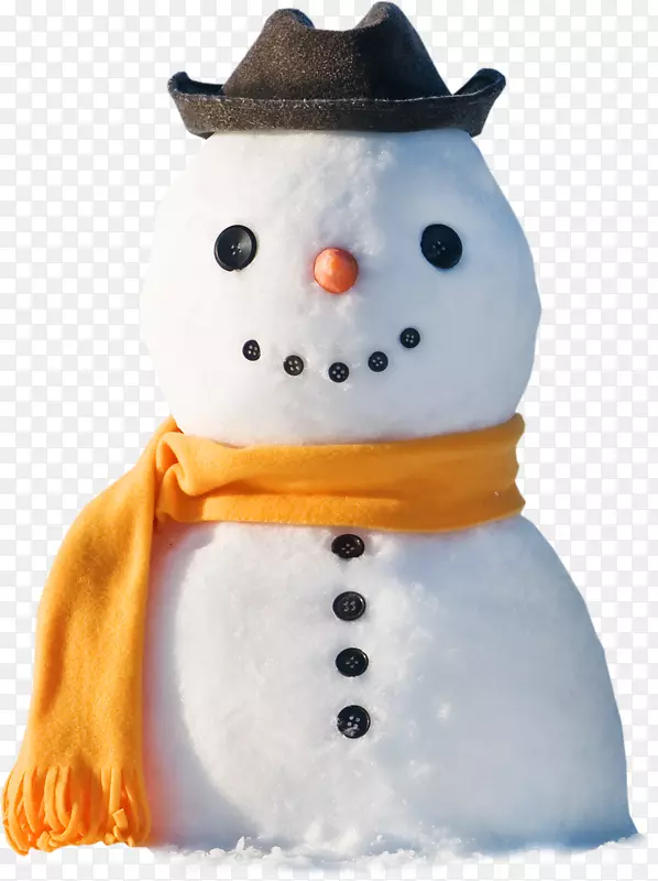 雪人摄影不含版税的.xchng儿童-戴一顶雪人帽子