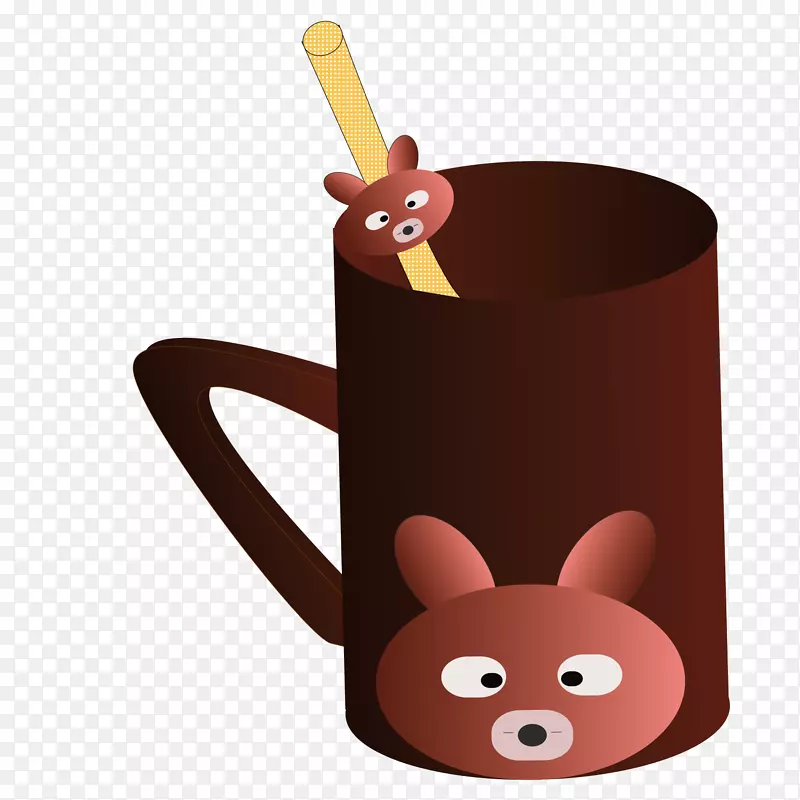 熊咖啡杯-可爱的熊杯