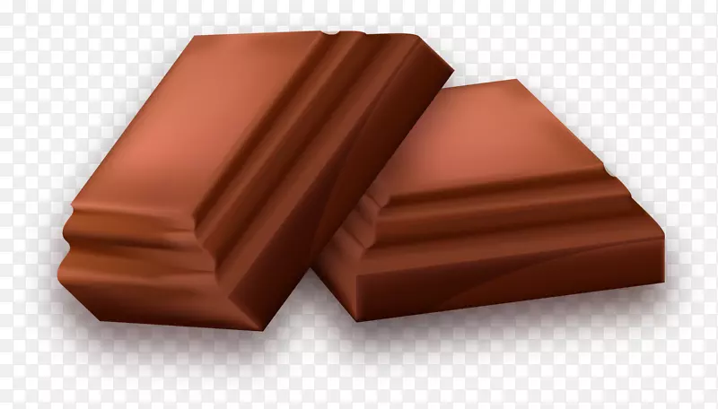 巧克力图标-卡通棕色巧克力