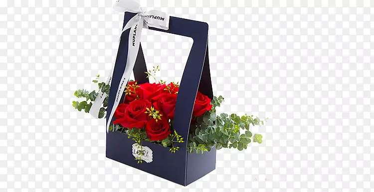 沙滩玫瑰花盒包装及标签礼品-玫瑰盒