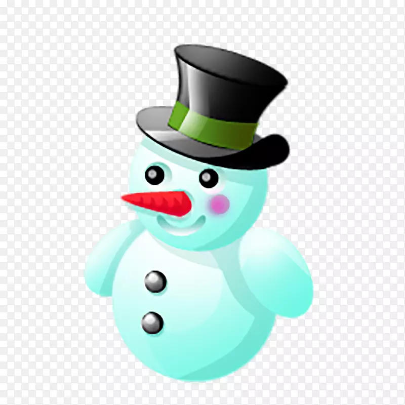 雪人圣诞表情下载图标-可爱雪人