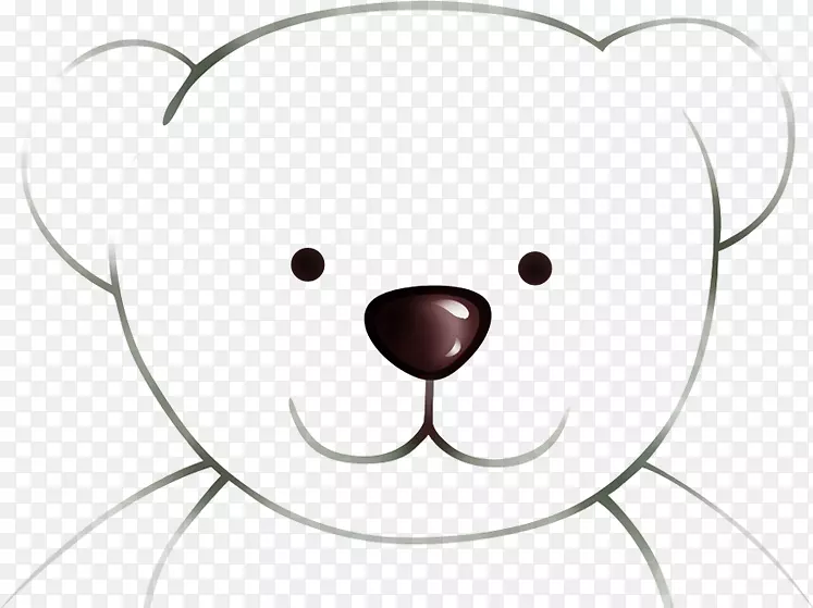熊动画剪辑艺术-白熊材料