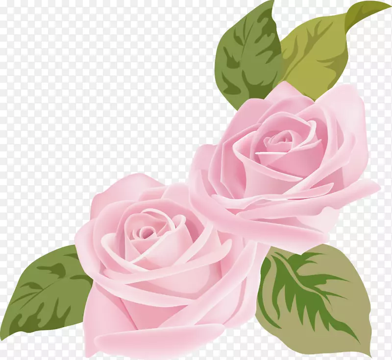 粉红插花艺术-粉红色玫瑰