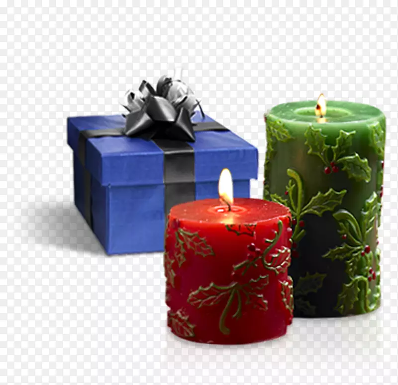 圣诞蜡烛礼物-圣诞礼物，蜡烛