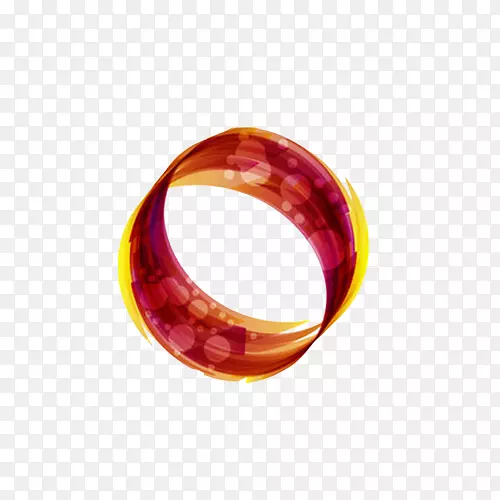 圆-彩色环形材料图片