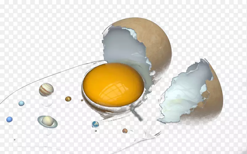 桌面环境皮肤-鸡蛋在世界上。