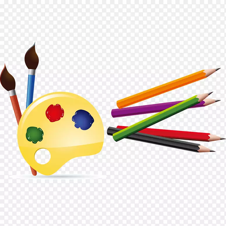 油漆丙烯酸涂料-画笔-提供工具