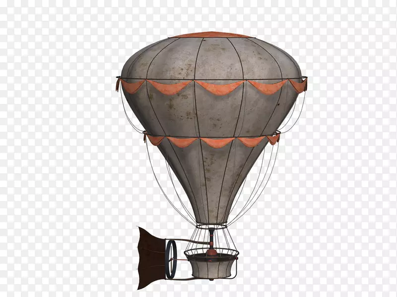 飞机热气球夹艺术.蒸汽热气球