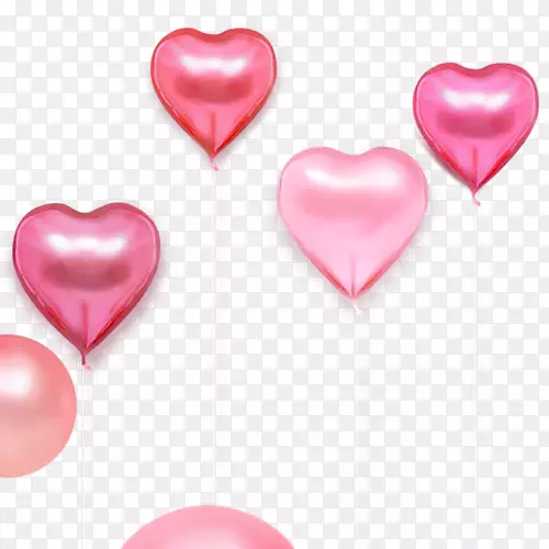 网页标语海报情人节广告-爱情气球