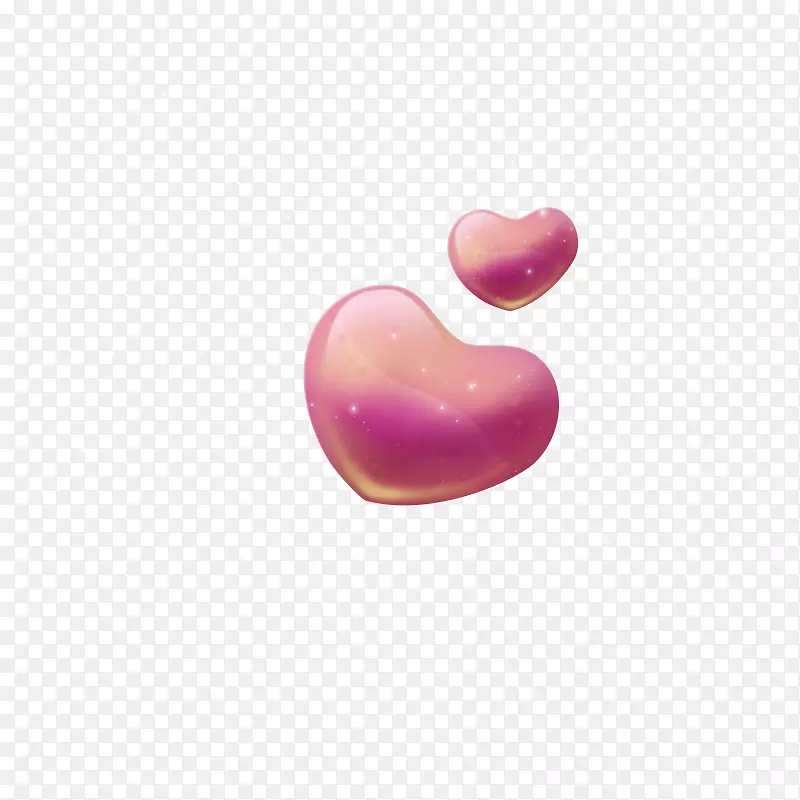 心品红-粉红色浪漫爱情巧克力图形