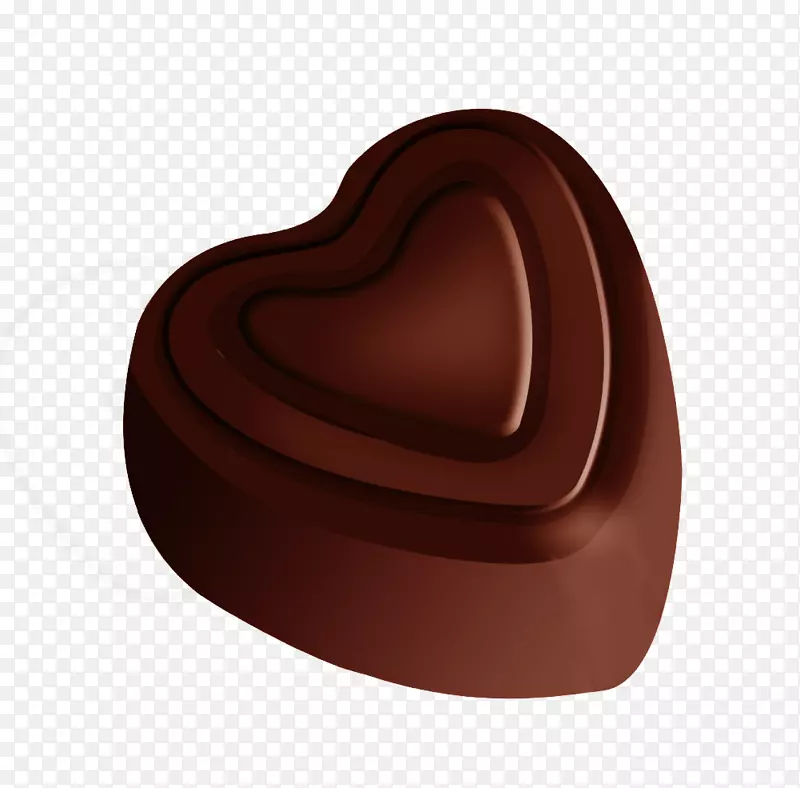 巧克力心手绘素描巧克力照片