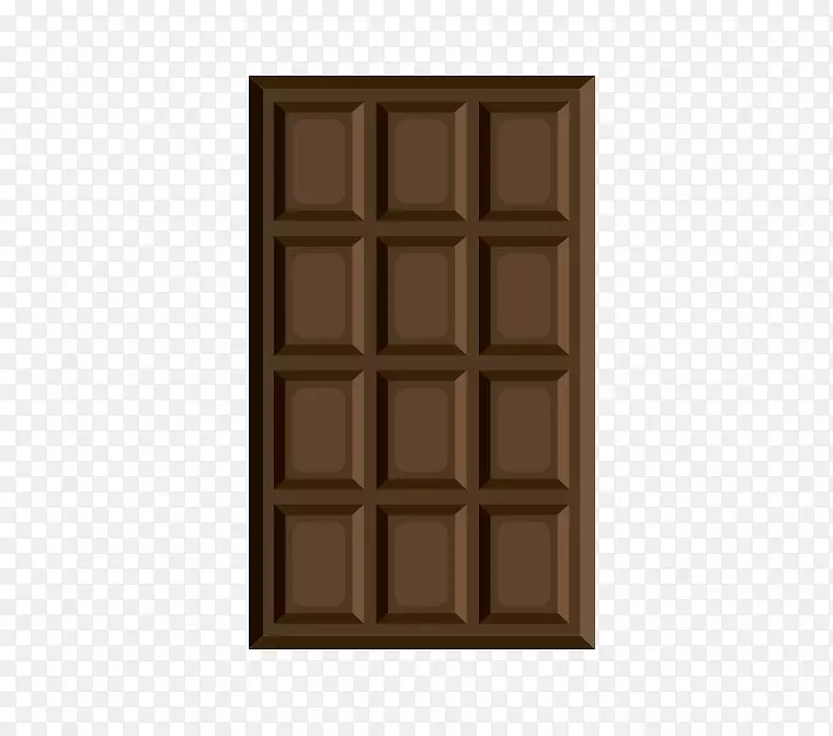 糖果木材染色矩形巧克力美食家巧克力
