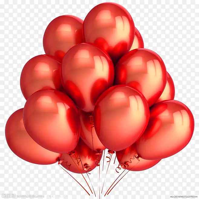 Amazon.com气球黄金派对生日-红色简单气球装饰图案