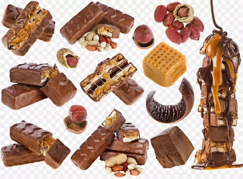 糖霜巧克力机器糖果-美食卡通，巧克力