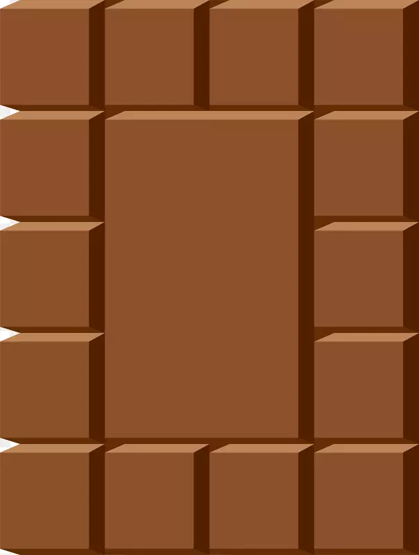 咖啡食品能量-棕色美味巧克力