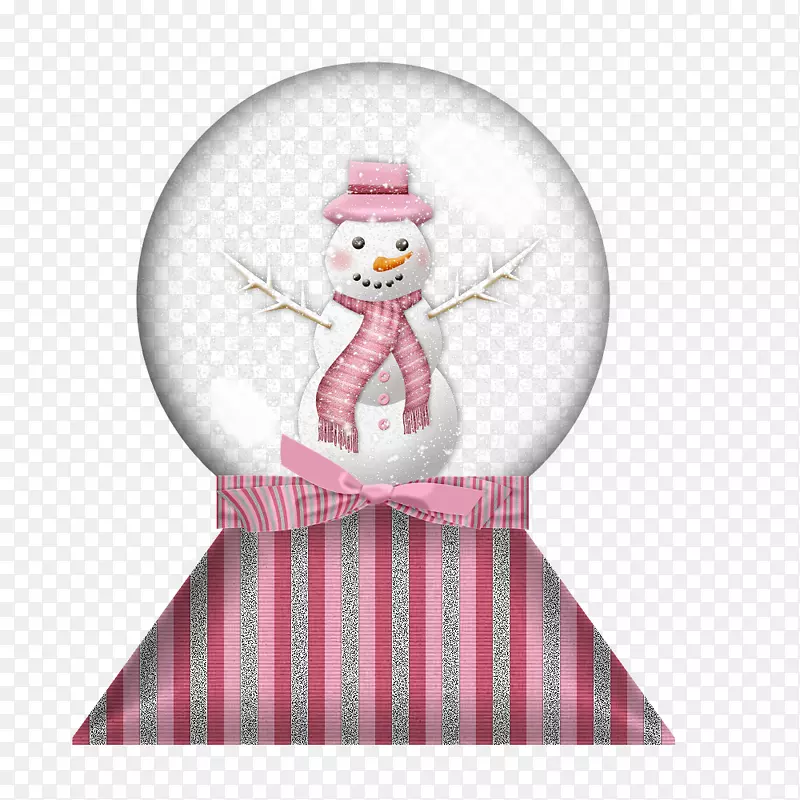 水晶球雪人水晶球