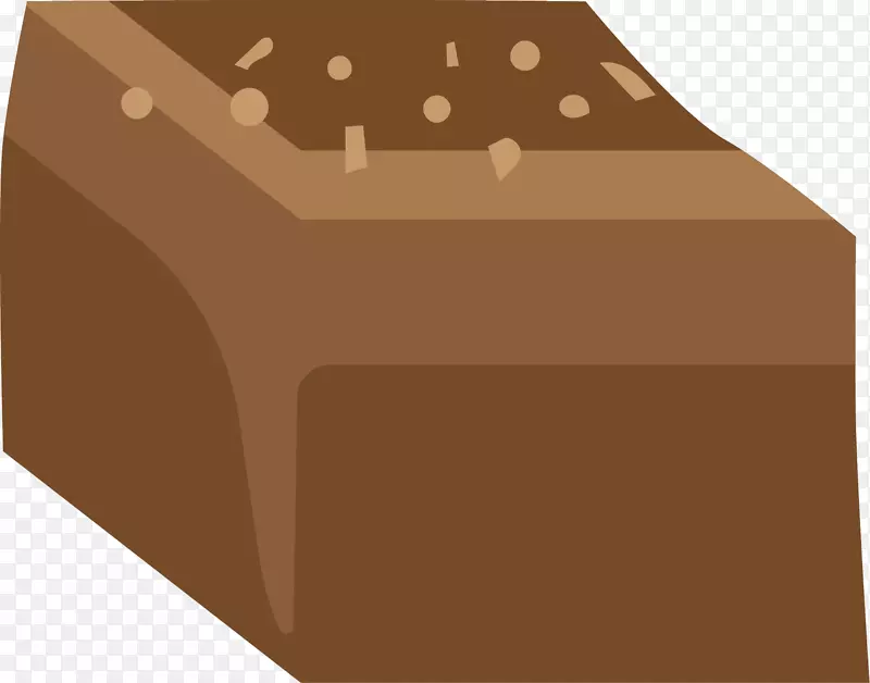 巧克力甜点-手绘巧克力棕色