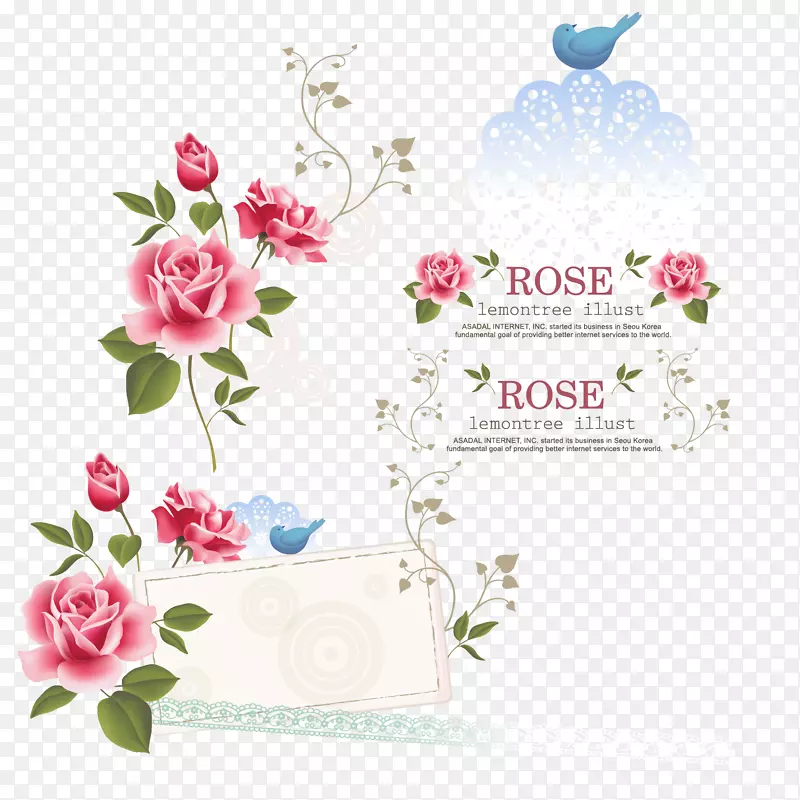 玫瑰花-浪漫图案玫瑰