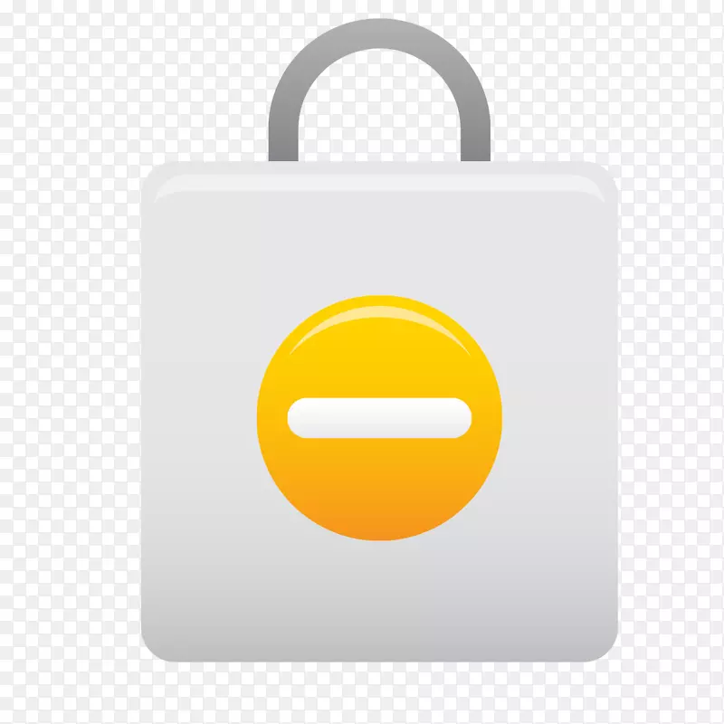 品牌黄色字体-白色型号锁