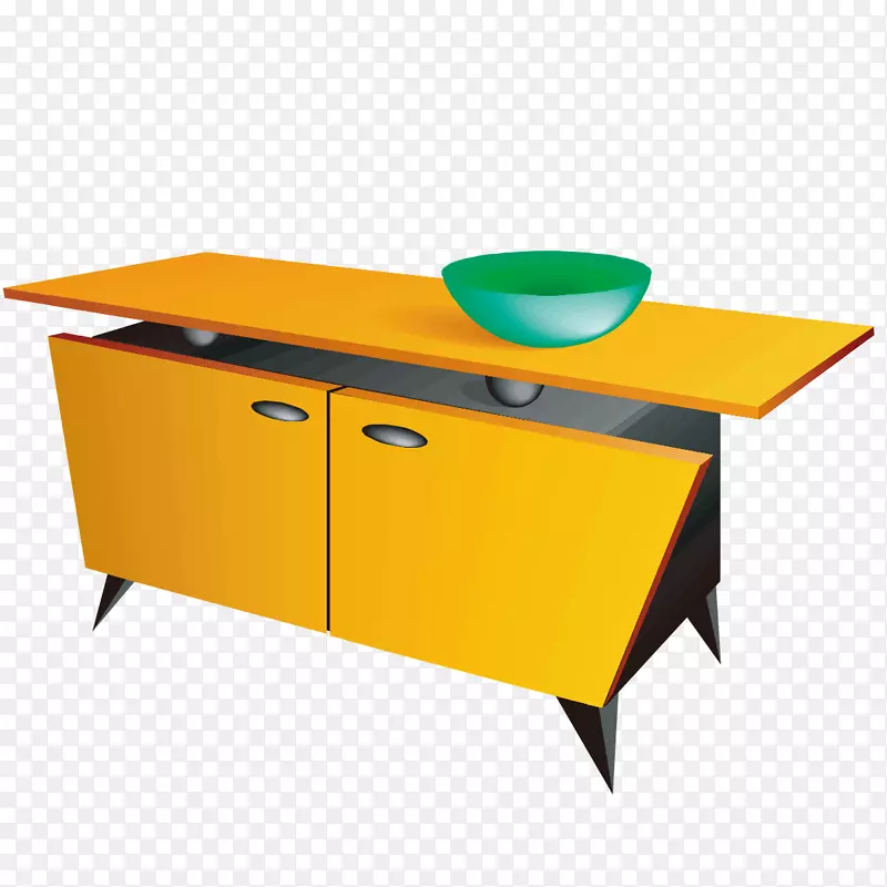 黄桌-黄桌模型