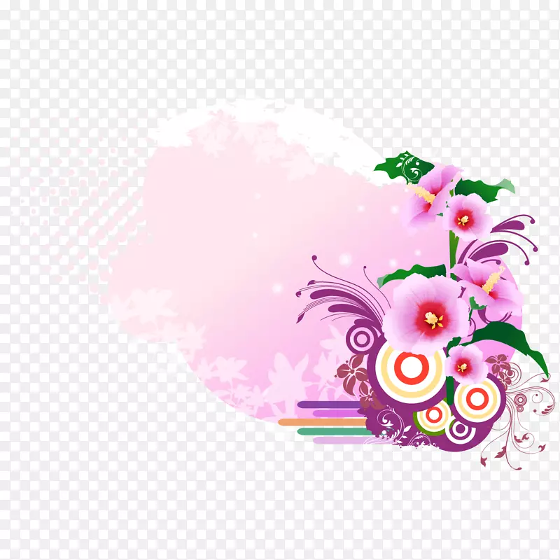 Adobe插画纺织花卉免费采摘花卉