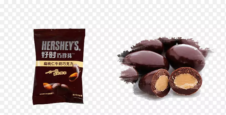 巧克力松露巧克力包覆花生脯糖巧克力豆