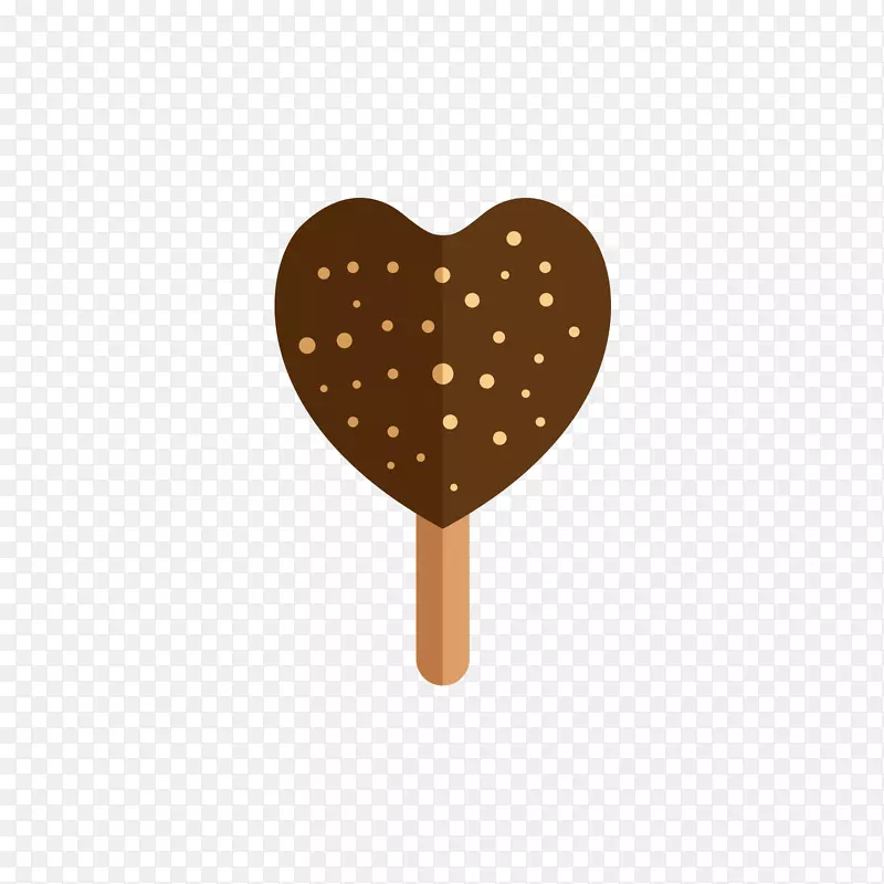 冰淇淋巧克力心形巧克力冰棒