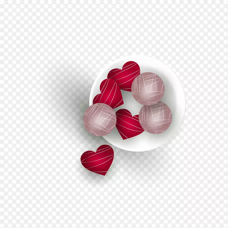红杉礼品纸母亲节珠宝-巧克力红色平面图视图