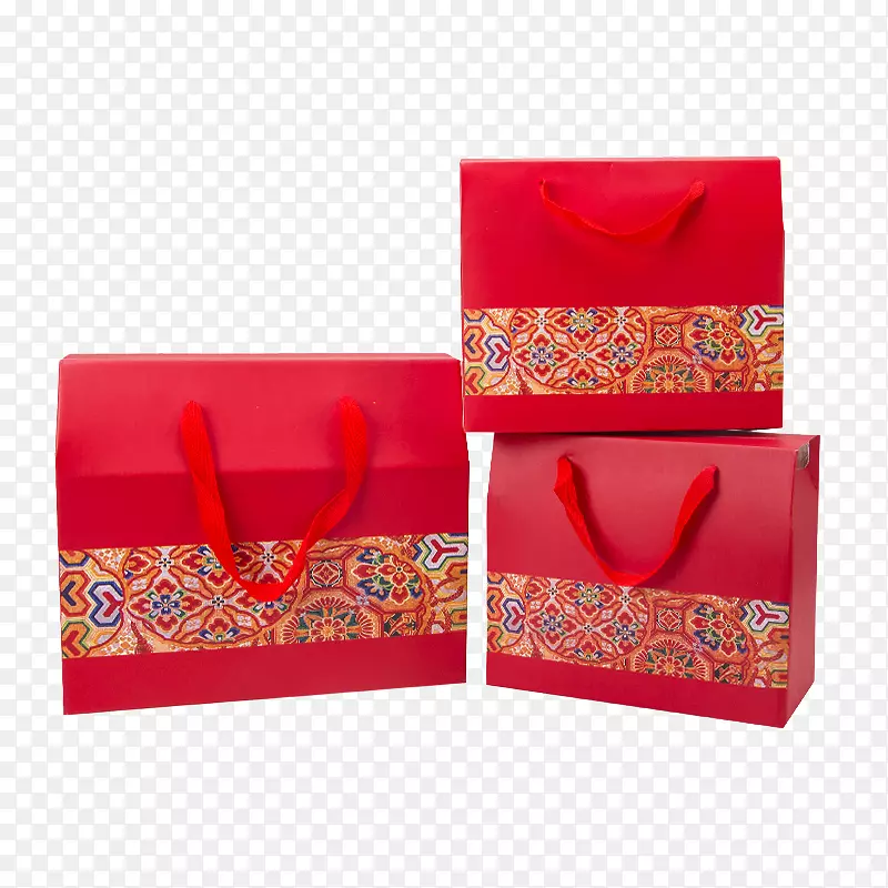 纸盒礼品包装和标签.节日礼品盒新年礼品盒
