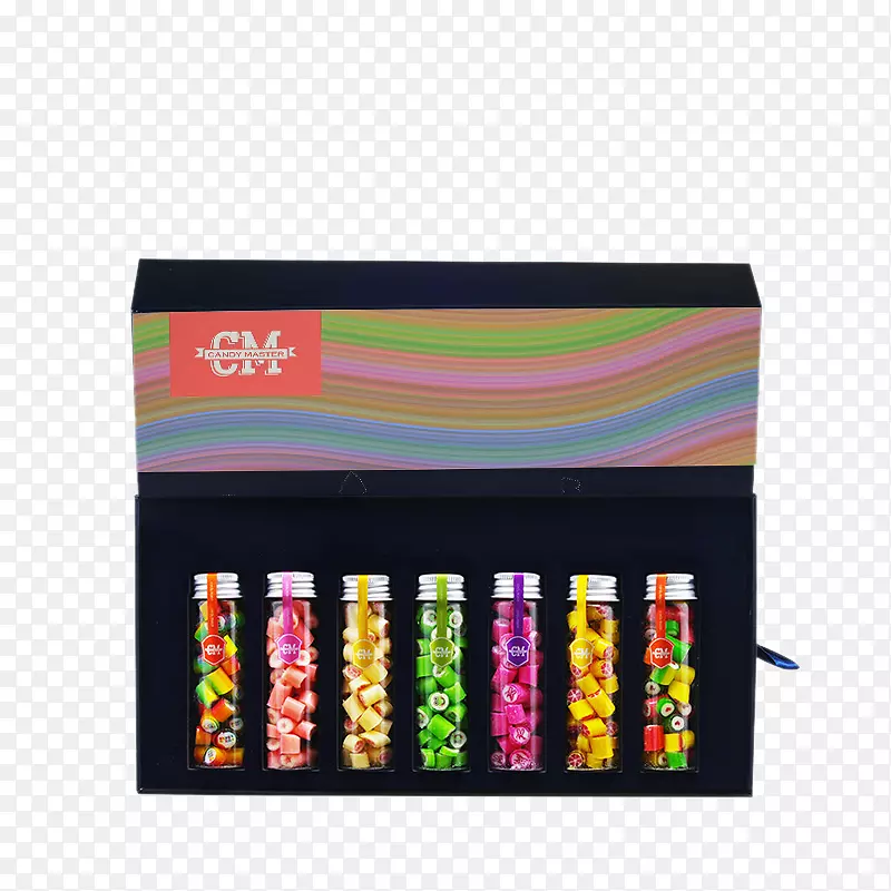 棒棒糖水果糖瓶色水果糖果礼品盒