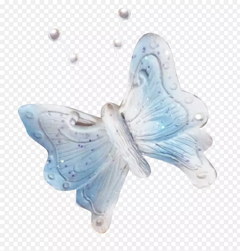 蝴蝶Phengaris Alcon-美丽的蓝色蝴蝶