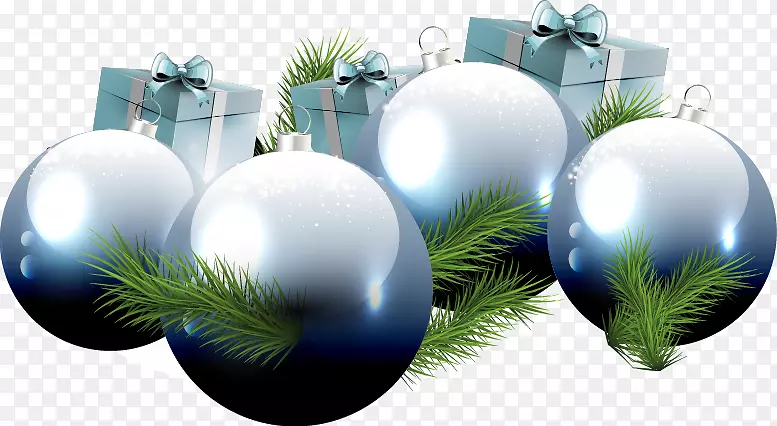 圣诞装饰品蓝色球-紫球圣诞图案礼品