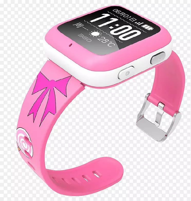 智能手表可穿戴计算机可穿戴技术粉红色靠垫手表