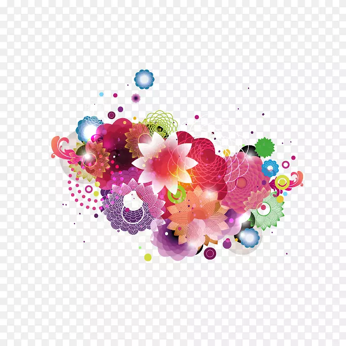 遮阳花卉-彩色花卉