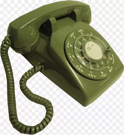 电话呼叫旋转式移动电话业务电话系统-绿色电话