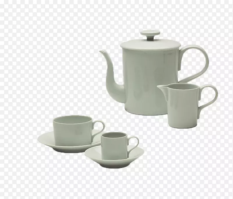 茶壶咖啡杯瓷茶服务