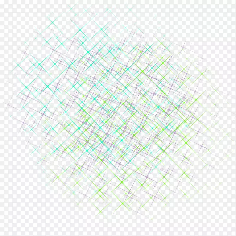 绿角天空图案-颜色交叉光效应