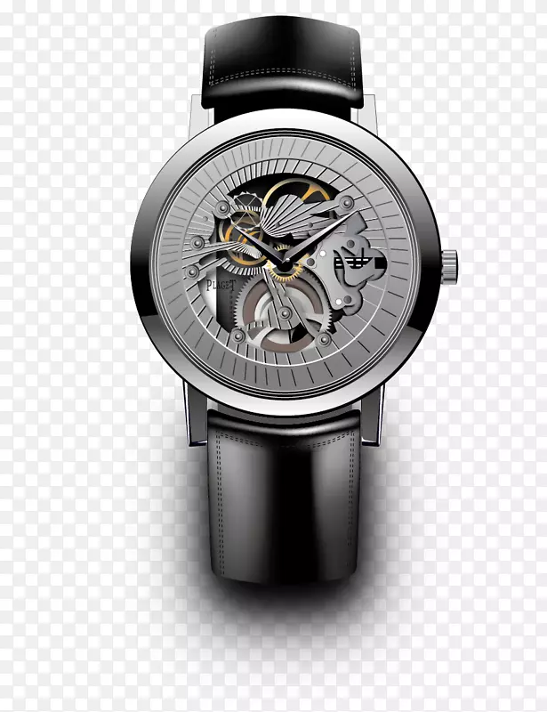 钟表剪贴画-男子机械手表