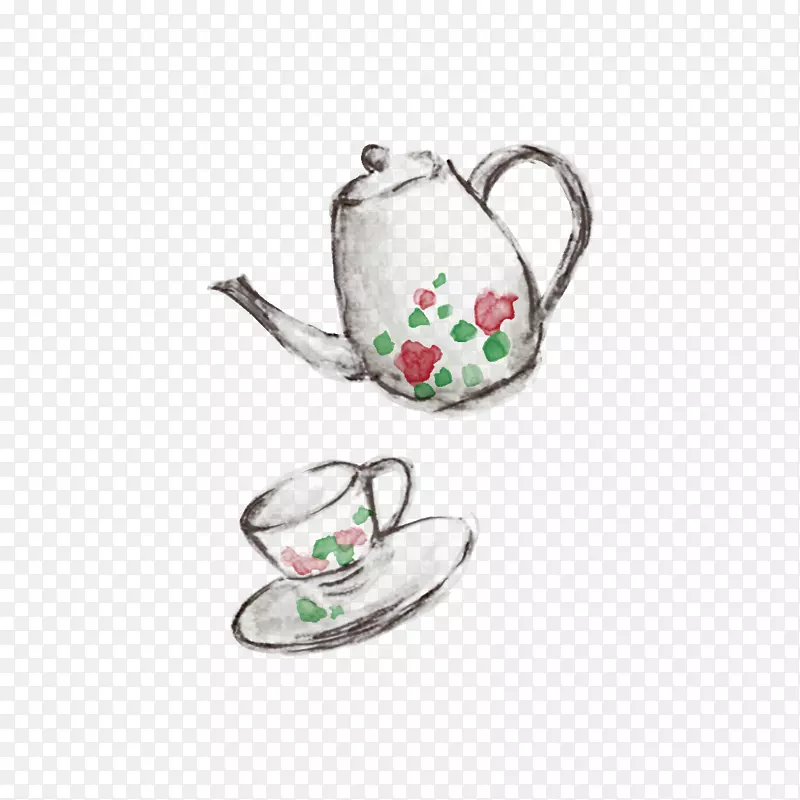 茶壶茶杯插图-茶具