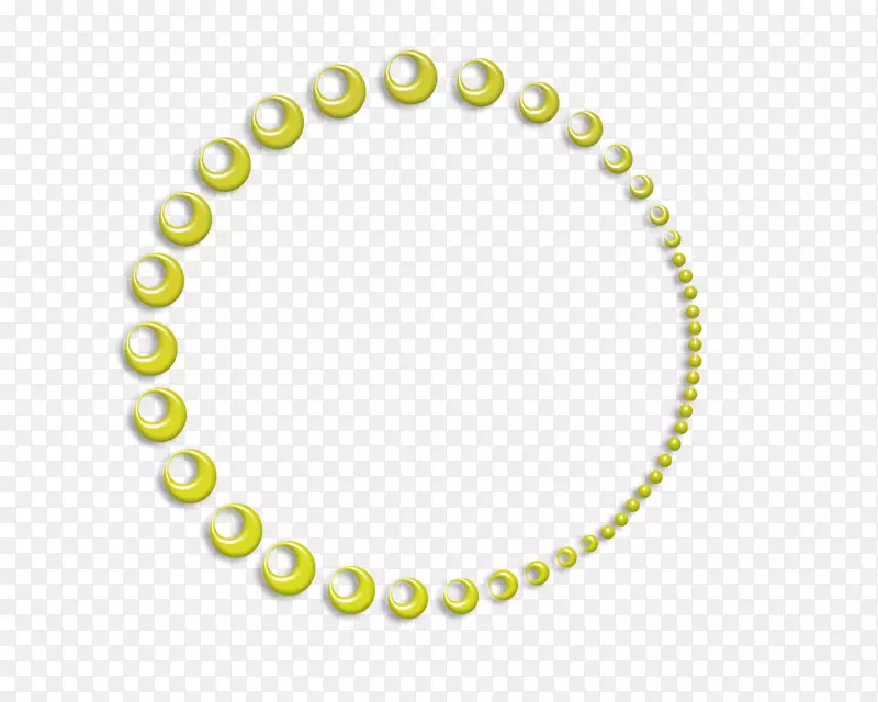 画框画星点缀-创意绿色圆