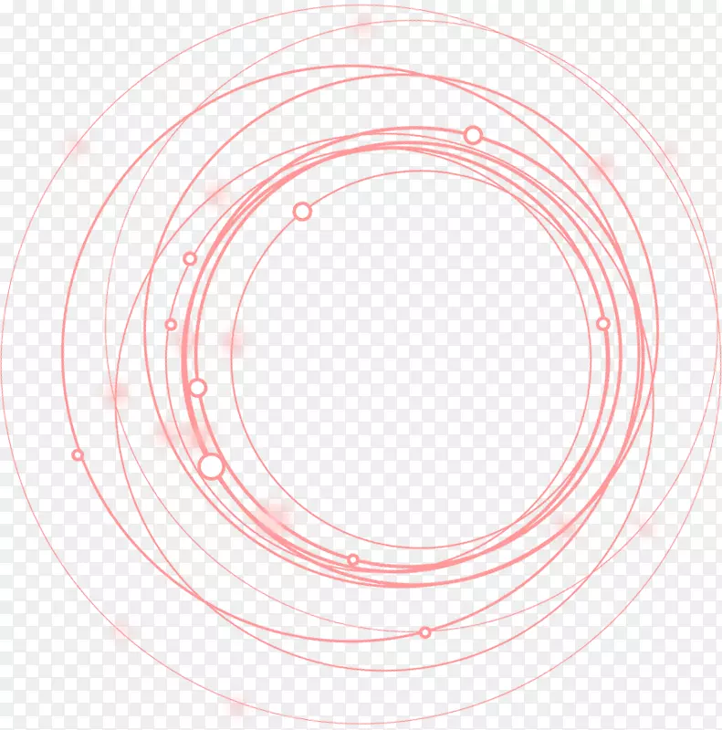 圆圈字体-创意手绘合成红色圆圈效果