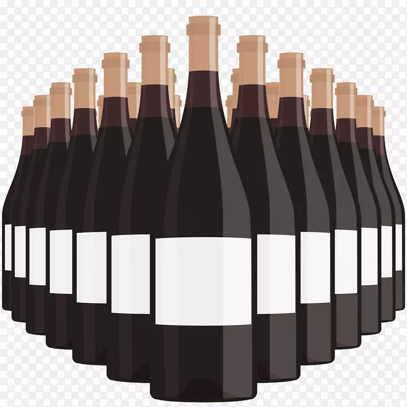 红酒白葡萄酒瓶-葡萄酒瓶图片
