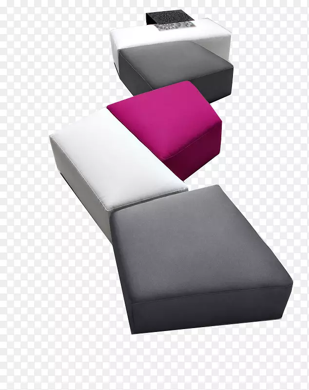 Ottoman Tuffet凳子沙发-不规则方框图休息室沙发装饰