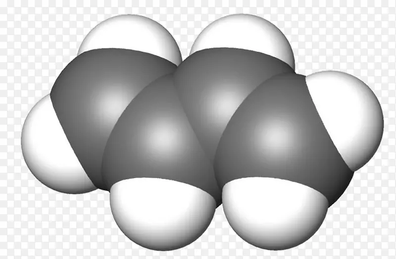合成橡胶共轭体系单体有机化合物异构体卡通分子模型